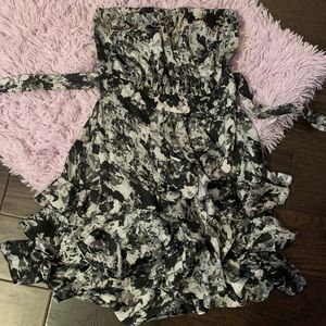 Fun and flirty mini ruffle dress